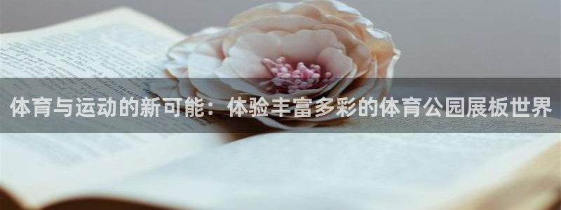 三亿体育网页版：体育与运动的新可能：体验丰富多彩的体育公园展板世界